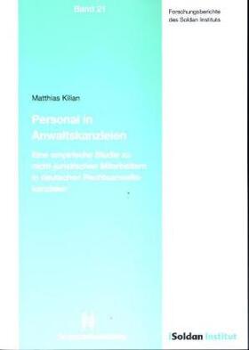 Personal in Anwaltskanzleien