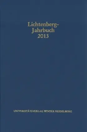 Lichtenberg-Jahrbuch 2013