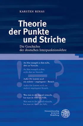 Theorie der Punkte und Striche
