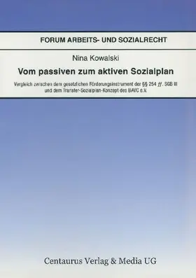 Vom passiven zum aktiven Sozialplan