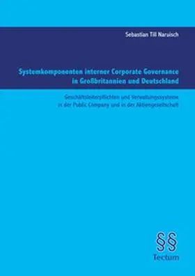 Systemkomponenten interner Corporate Governance in Großbritannien und Deutschland