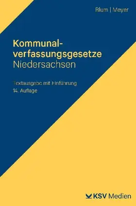 Kommunalverfassungsgesetze Niedersachsen