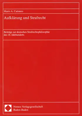 Aufklärung und Strafrecht
