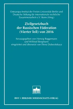 Zivilgesetzbuch der Russischen Föderation (Vierter Teil) von 2016