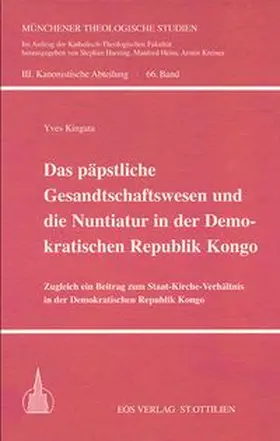 Das päpstliche Gesandtschaftswesen und die Nuntiatur in der Demokratischen Republik Kongo