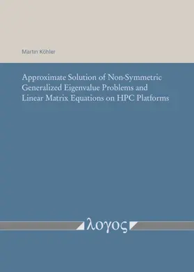 Approximate Solution of Non-Symmetric Generalized Eigenvalue Problems and Linear Matrix Equations on HPC Platforms