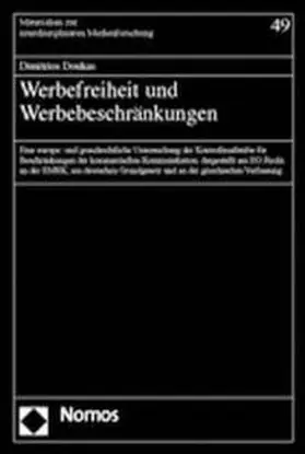 Werbefreiheit und Werbebeschränkungen