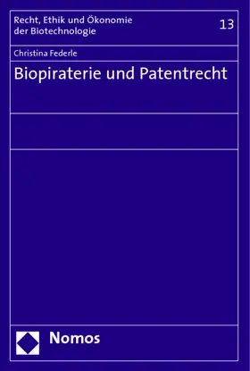Biopiraterie und Patentrecht