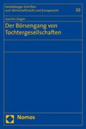 Der Börsengang von Tochtergesellschaften