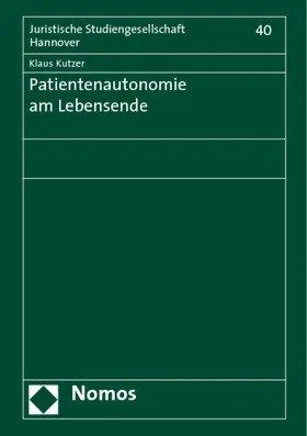 Patientenautonomie am Lebensende