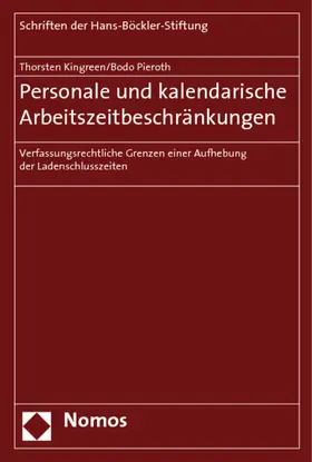 Personale und kalendarische Arbeitszeitbeschränkungen