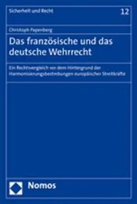 Das französische und das deutsche Wehrrecht