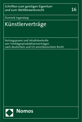 Künstlerverträge
