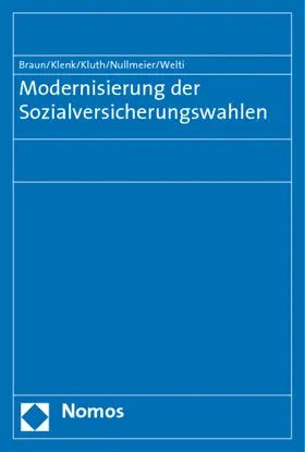 Modernisierung der Sozialversicherungswahlen