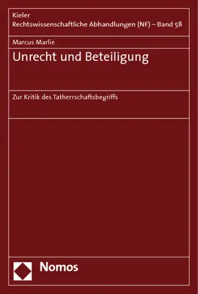 Unrecht und Beteiligung