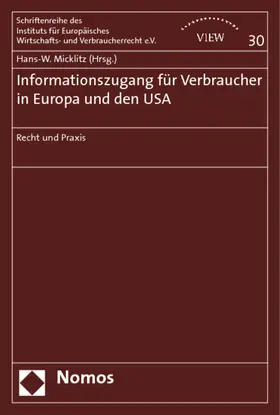 Informationszugang für Verbraucher in Europa und den USA