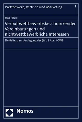 Verbot wettbewerbsbeschränkender Vereinbarungen und nichtwettbewerbliche Interessen