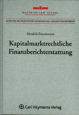 Kapitalmarktrechtliche Finanzberichterstattung