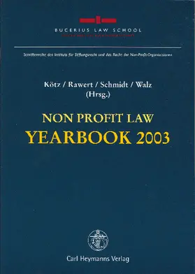 Non Profit Law Yearbook 2003