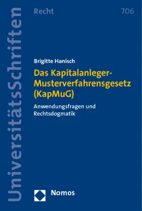 Das Kapitalanleger-Musterverfahrensgesetz (KapMuG)