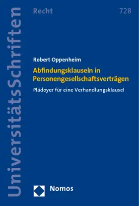 Abfindungsklauseln in Personengesellschaftverträgen