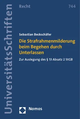 Die Strafrahmenmilderung beim Begehen durch Unterlassen
