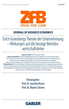 Erich Gutenbergs Theorie der Unternehmung