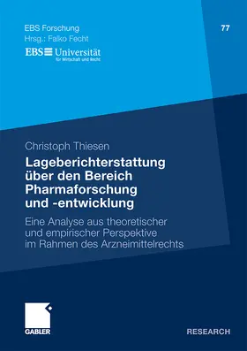 Lageberichterstattung über den Bereich Pharmaforschung und -entwicklung