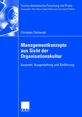 Managementkonzepte aus Sicht der Organisationskultur