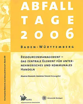 Tagungsband Abfalltage Baden-Württemberg 2006