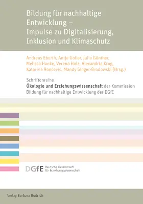 Bildung für nachhaltige Entwicklung - Impulse zu Digitalisierung, Inklusion und Klimaschutz