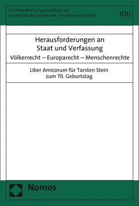 Herausforderungen an Staat und Verfassung