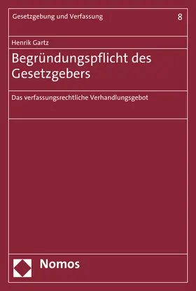 Begründungspflicht des Gesetzgebers