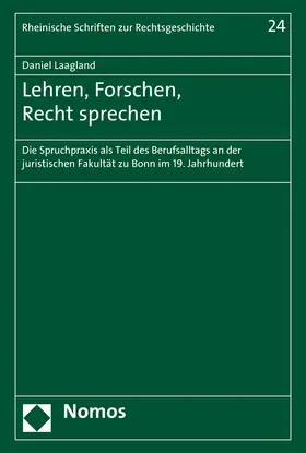 Lehren, Forschen, Recht sprechen