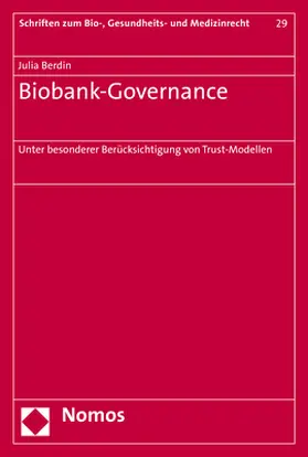 Biobank-Governance