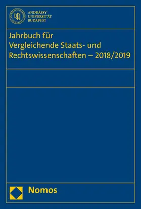 Jahrbuch für Vergleichende Staats- und Rechtswissenschaften - 2018/2019