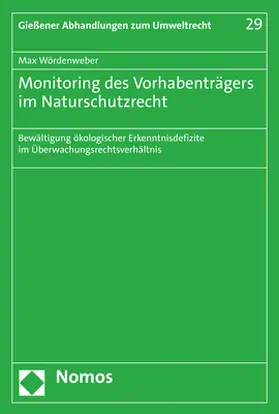 Monitoring des Vorhabenträgers im Naturschutzrecht