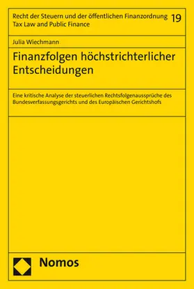 Finanzfolgen höchstrichterlicher Entscheidungen