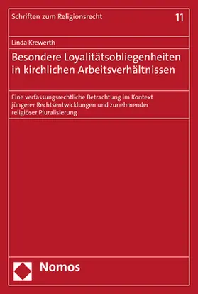 Besondere Loyalitätsobliegenheiten in kirchlichen Arbeitsverhältnissen