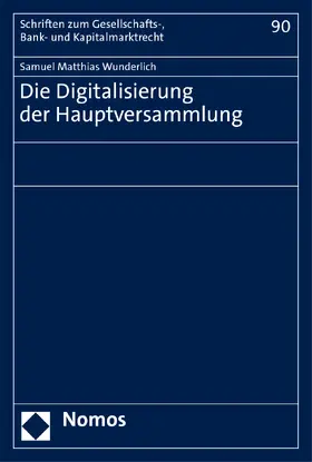 Die Digitalisierung der Hauptversammlung