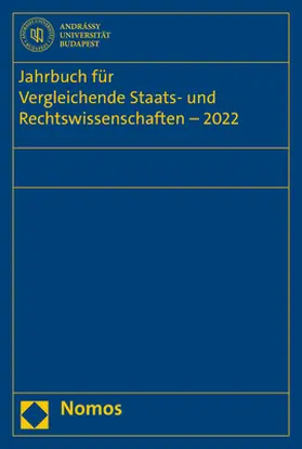 Jahrbuch für Vergleichende Staats- und Rechtswissenschaften – 2022