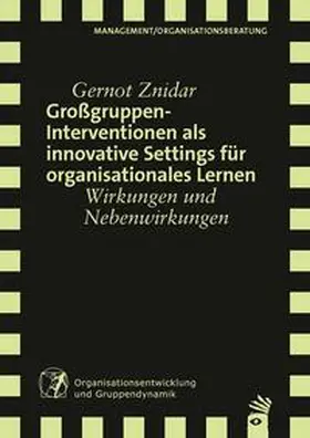 Großgruppeninterventionen als innovative Settings für organisationales Lernen