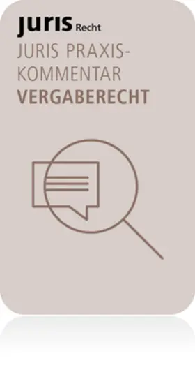 juris PraxisKommentar Vergaberecht