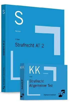 Paket Krüger, Skript Strafrecht AT 2 + Krüger, Karteikarten Strafrecht AT