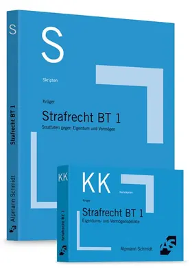 Bundle Krüge/Schäffer, Skript Strafrecht BT 1 + Schäffer, Karteikarten Strafrecht BT 1