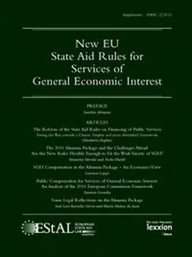 New EU State Aid Rules for Services of General Economic Interest
