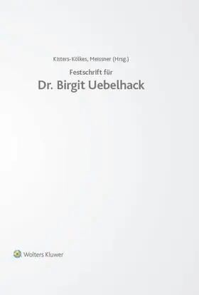 Festschrift für Dr. Birgit Uebelhack