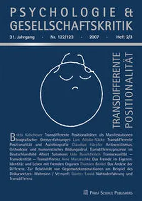 Transdifferente Positionalität