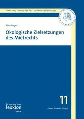 Ökologische Zielsetzung des Mietrechts