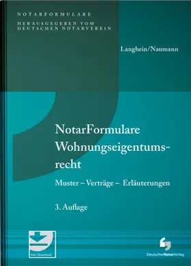 NotarFormulare Wohnungseigentumsrecht